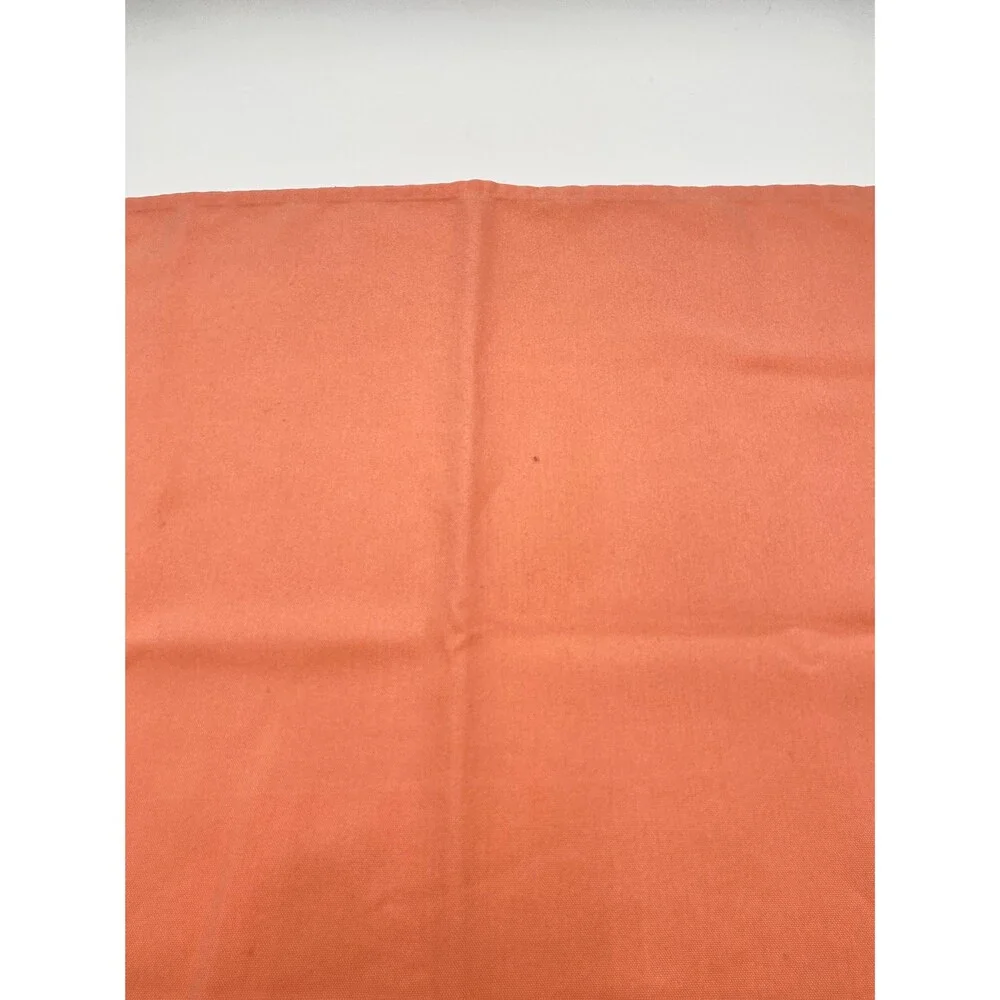 Set of 4 Peach Cotton Napkins